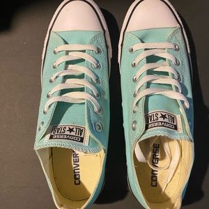 Women’s Converse All Star Lo Chuck Taylor Electric Aqua Size 10M